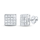 3/8CTW-DIA FASHION INVISIBLE EARRING